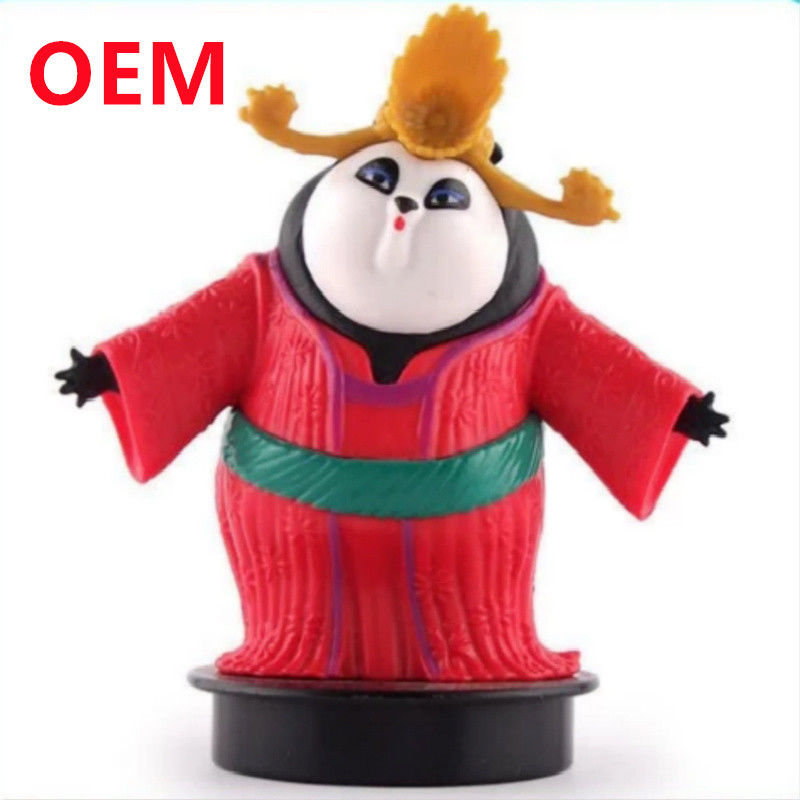 Color rojo personalizado 3d Pvc juguetes OEM plástico suave Colección de personajes de anime Hacer TPR 10 cm de altura figura chica linda