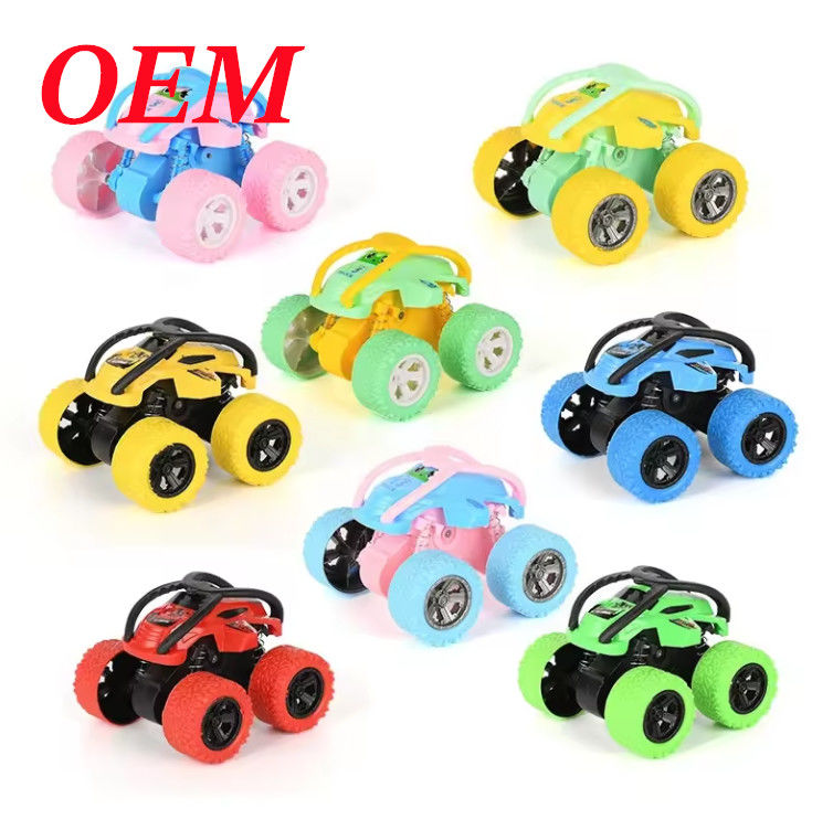 Coche de juguete para niños Coche de doble acción Coche de vuelco Coche de todoterreno inercial Pequeño juguete de niño