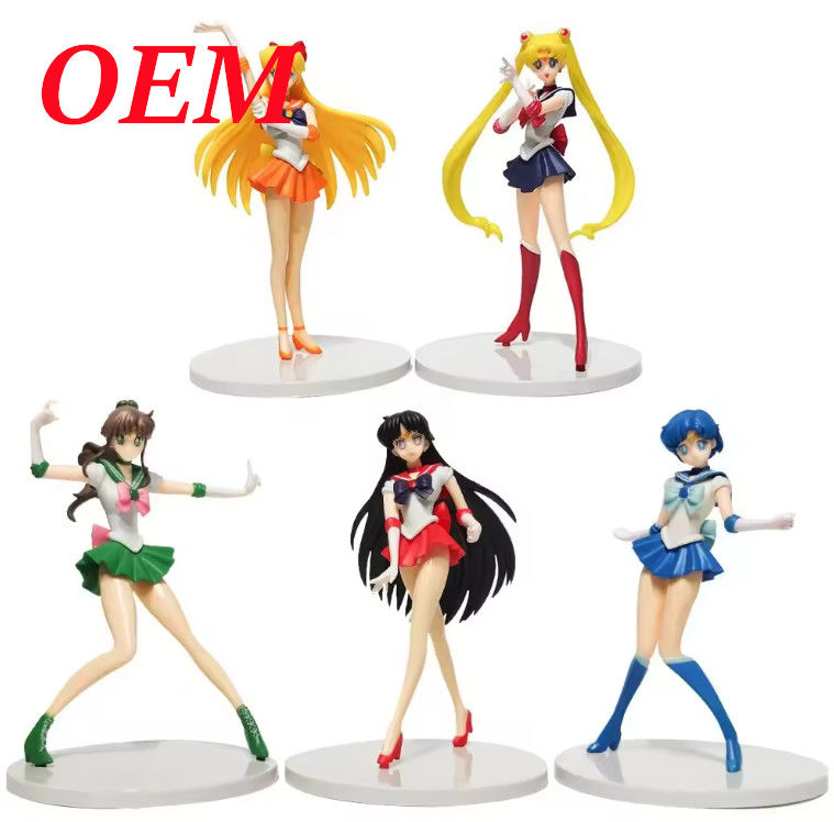 Figura de PVC personalizada Figuras de acción de anime suministradas por el cliente Juguete de arte de decoración para el hogar