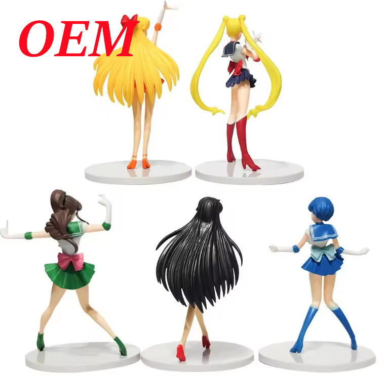 Figura de PVC personalizada Figuras de acción de anime suministradas por el cliente Juguete de arte de decoración para el hogar