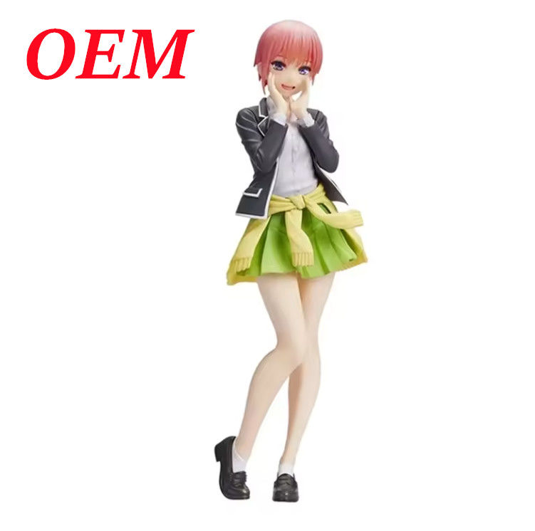 Figura de PVC personalizada Figura de acción de anime para la decoración del hogar Proceso de inyección de juguete de arte