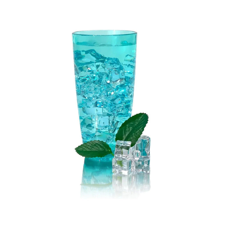 Tumbler de acrílico con tapa y paja de doble pared de colores mixtos copas de plástico reutilizables con su propio diseño