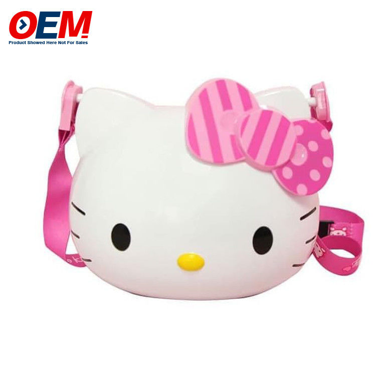 OEM diseño plástico ABS material dibujo animado popcorn cubo / Unicorn Kawaii popcorn cubo