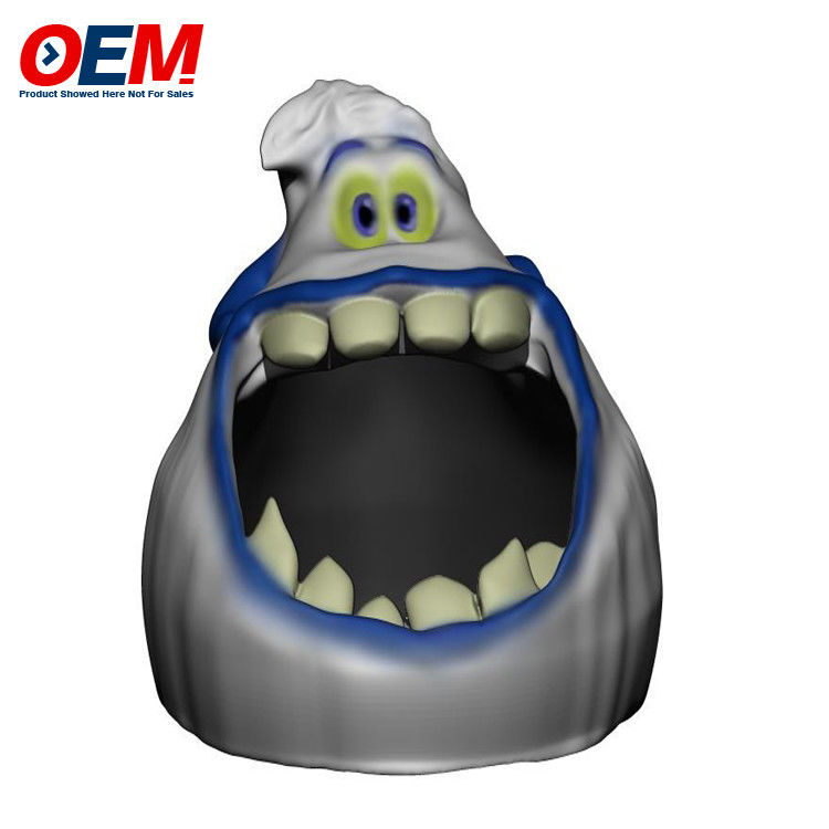 OEM diseño plástico ABS material dibujo animado popcorn cubo / Unicorn Kawaii popcorn cubo