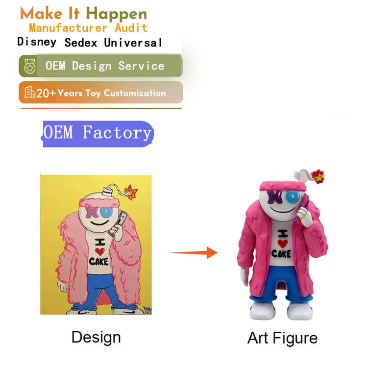 Tiempo de moldeado de 30-40 días Juguete de plástico personalizado / Juguete de PVC Género unisex Tema de cine y televisión