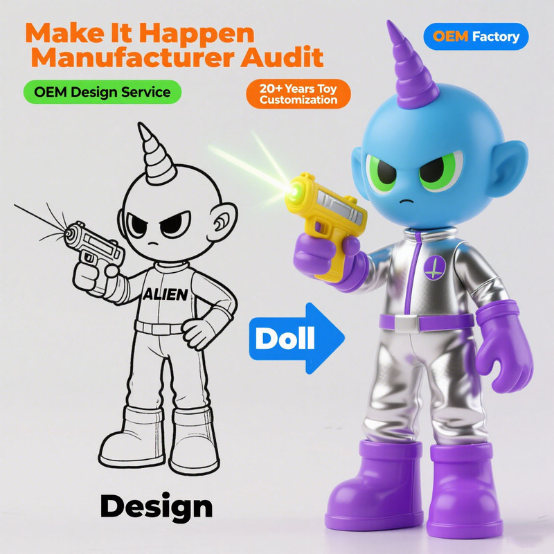 Juguete de PVC personalizado OEM profesional con 20 años de experiencia, tamaño personalizado y tema de películas y televisión