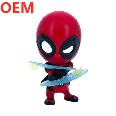 Juguetes personalizados de dibujos animados de plástico Diseño OEM Juguetes de dibujos animados de colección de PVC / vinilo