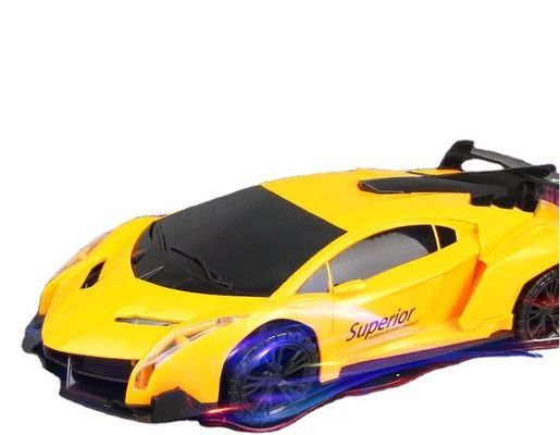 OEM eléctrico 360 rotación vehículo policial coche LED música niños juguetes educativos