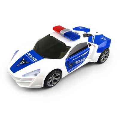 OEM 360 Rotación Vehículo de policía eléctrico Vehículo de música LED Niños juguetes educativos