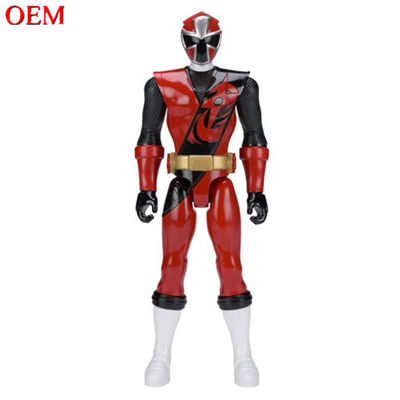 Personalizado Super Ninja Acero juguete Rojo de la colección de figuras de acción