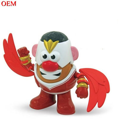 Fabricación de juguetes diseño de juguetes personalizado OEM PVC Personaje de película Patata cabeza 3D Toy personalizado figura de acción