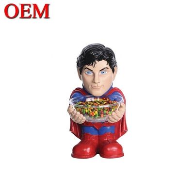 OEM Factory Personaliza el Superhéroe Sugar Bowl Holder en la mano personalizado juguete de figuras