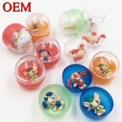 Balón cápsula de diseño personalizado con figuras de anime para niños regalos juguete de figuras de huevo OEM