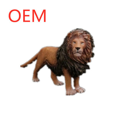 OEM dibujos animados 3D figuras de plástico de acción Animales juguetes con león
