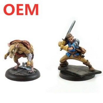 Juego de miniaturas de piezas de plástico personalizadas