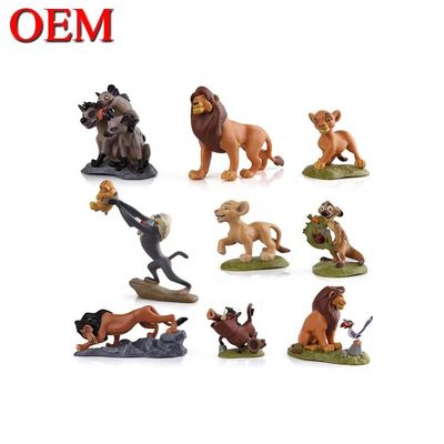 Juguetes para niños de PVC Animación Modelo de dibujos animados Simba Pequeña figura del Rey León