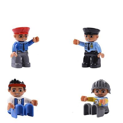 Mini ABS Acción de plástico Figuras de anime Bloques de construcción Figuras de juguete para niños