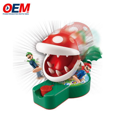 Juegos Dientes Super Mario Piranha Planta Escape Hecho Juego de acción de mesa para edades 4+ con 2 figuras de acción de Super Mario coleccionables