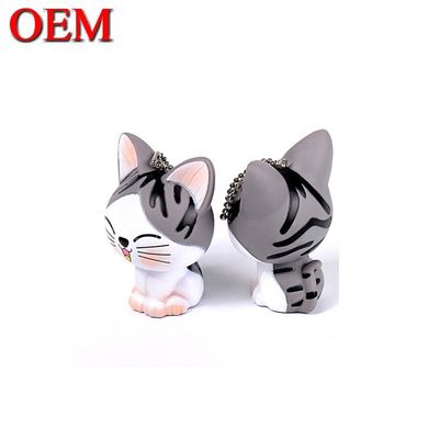 OEM Mini gato lindo figura 4 Cm juguete de llavero de gato dulce Chi