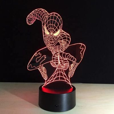 Personalizado Personaje de película en 3D Figure Made Modelo de juguete Led Night Light Juguete fabricante