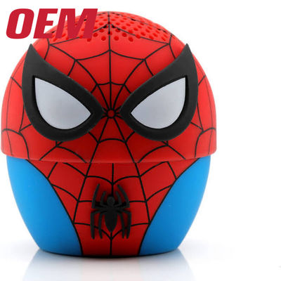 Hablador Bluetooth personalizado de Spider-man Mini Hablador Bluetooth Recargable Fabricante de juguetes de plástico
