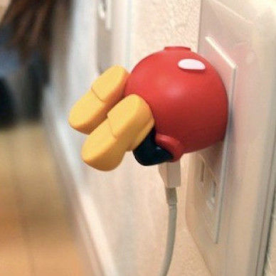 Cargado cargador de pared USB teléfono móvil cargador de figuras USB portátil cargador único