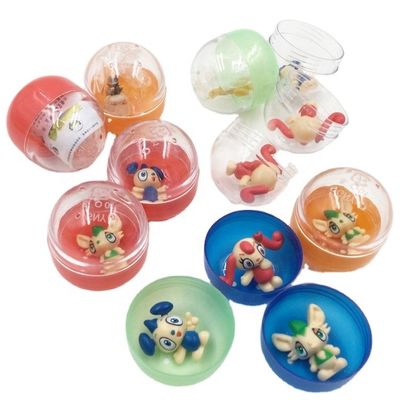 Diseño personalizado de juguetes cápsula a granel de plástico de juguete cápsula pequeña fábrica OEM hacer juguete de PVC