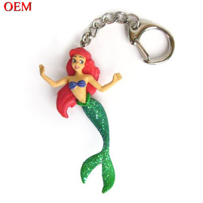 Juguete de llaveros personalizado de la sirenita Ariel