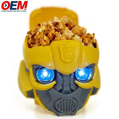 Contenedor de palomitas de maíz personalizado de personajes de dibujos animados de color para bocadillos de cine