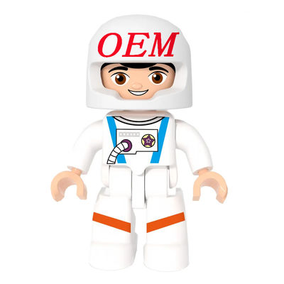 Personaje personalizado del trabajador hombre figura modelo juguetes maestro estudiante policía trabajador de la construcción juego de roles juguetes personalizados