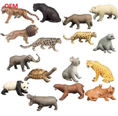 Juguetes de animales de plástico salvaje Figuras de animales Juguetes de animales modelo