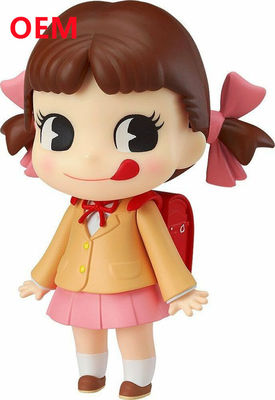 Personalizado 3d juguetes de PVC OEM colección de plástico personajes de anime hacer 10 cm de altura figura chica linda