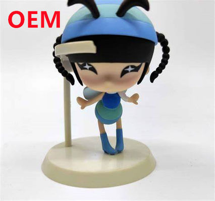 Juguetes de PVC 3D personalizados con base de abdominales OEM Colección de plástico Personajes de anime hacen 10 cm de altura figura chica linda