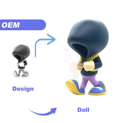 OEM Personalizado 3D Impreso Figuras de acción Vinilo PVC juguete Figura de arte Diseño personalizable