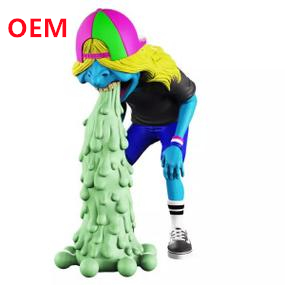 Figura de arte personalizada Vinilo personalizado Resina OEM Poli PVC Juguetes de plástico Figura de acción
